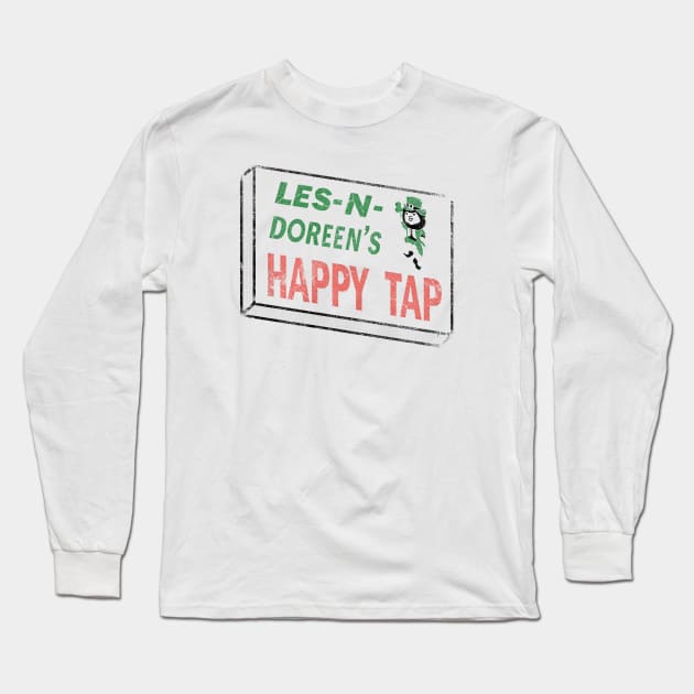 Les N Doreen's Happy Tap Long Sleeve T-Shirt by katemelvin